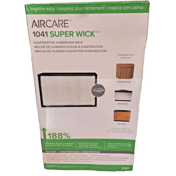 AIRCARE 1041 Super Wick Humidifier Replacement Filter For ED11600 4DTS400 427300 - Picture 1 of 9